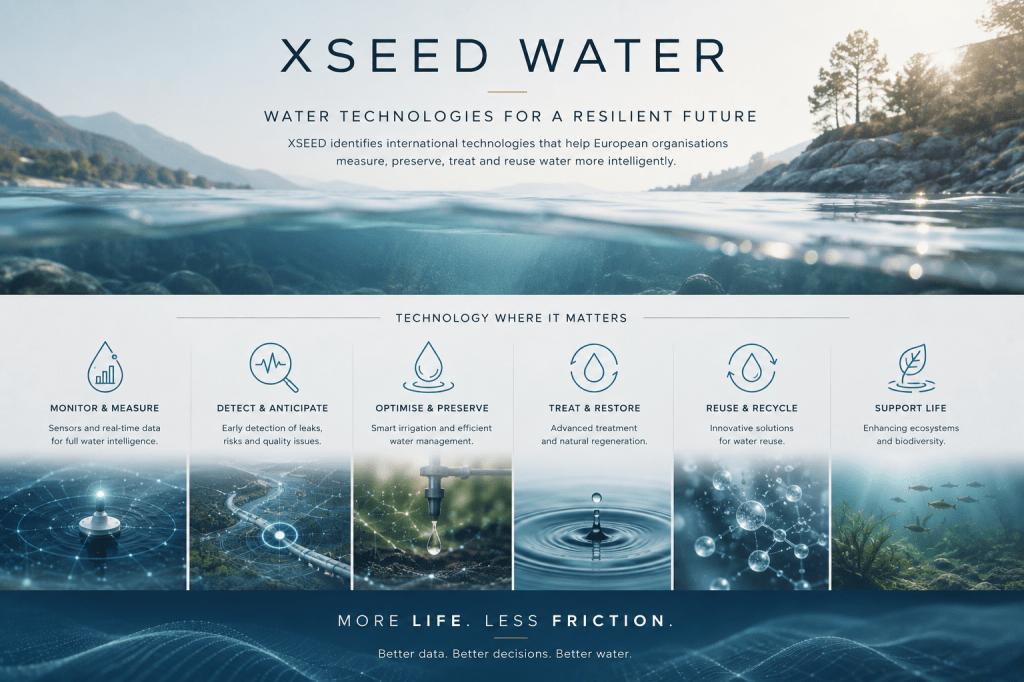 XSEED Water – technologies for monitoring, preserving, treating and reusing water while supporting healthy ecosystems.